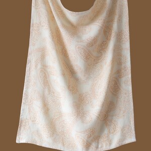 Heavy Linen Kitchen Towel/Dish Towel/ Tea Towel/ Hand Towel/ Paisley Print Orange image 5