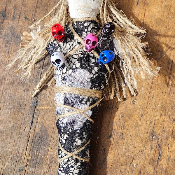 Voodoo Dolls, Handmade Voodoo Dolls, Witchcraft, Black Magic, Santeria, Spell Dolls, Voodoo, Gothic, White Magic, Poppet Doll