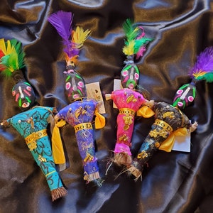 Voodoo Dolls, Vintage New Orleans Voodoo Dolls, Vintage Witchcraft Black Magic, Santeria, Spell Dolls, Vintage Voodoo, Gothic, white Magic image 2