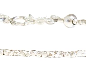 Minimalist Bracelet, Karen Hill Tribe Silver Bracelet, Dainty Layering Bracelet, Stacking Bracelet, Fine Silver, Thai Silver, Thin Bracelet