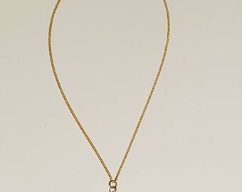 Thin Dainty Gold Snake Charm Necklace, Snake Necklace, Layering Necklace, Gold Chain Pendant Necklace, Snake Pendant, Snake Jewelry