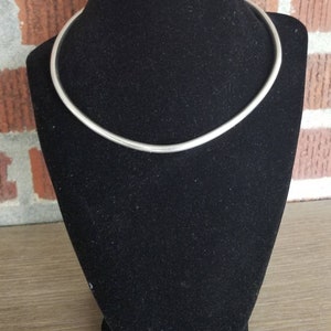 Vintage Sterling Silver Mexico 925 Cuff Necklace, Sterling Collar Necklace, Vintage Taxco Jewelry, Sterling Taxco Mexico Hallmarked Choker