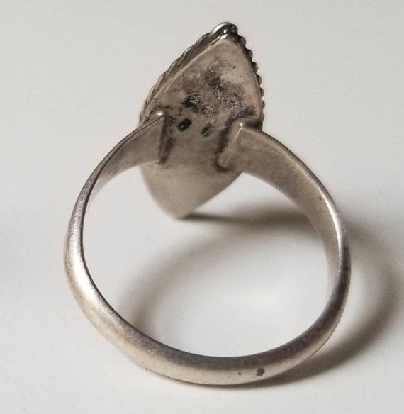 Handmade Turquoise Ring, Vintage Ring, Navajo Rin… - image 6
