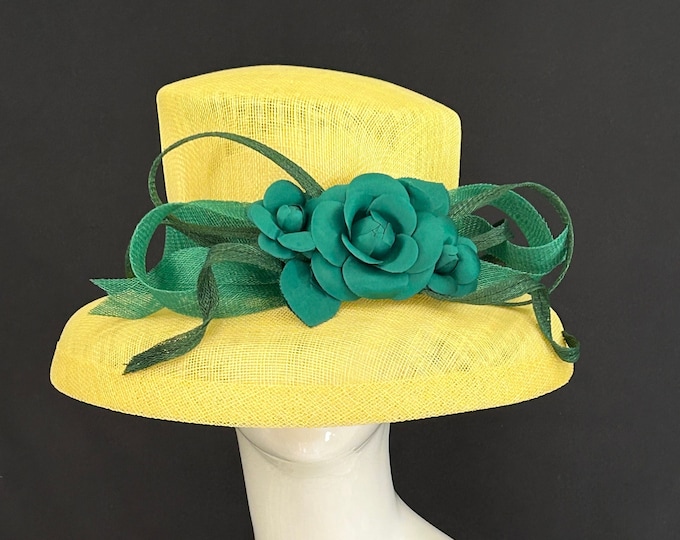 Yellow and Green Hat