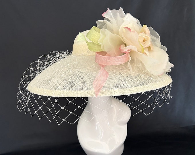 Ivory Kentucky Derby Hat