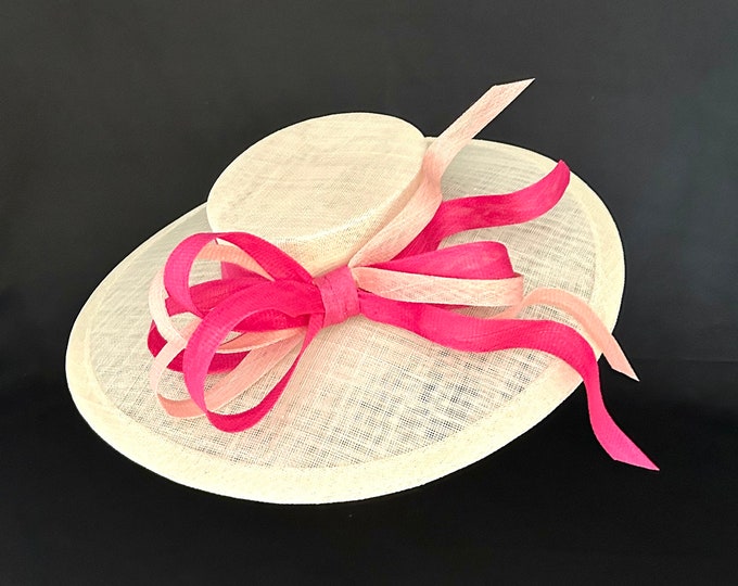 Ivory Boater Hat