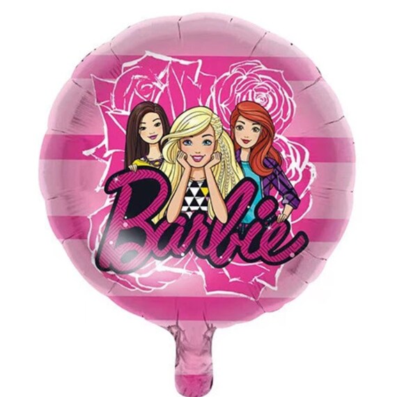Barbie and Friends Foil Balloon 45cm Pink Helium or Air Fill - Etsy.de
