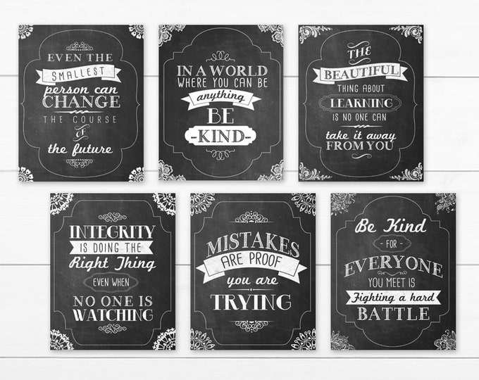 Editable Growth Mindset Classroom Printable Posters, Canva Classroom ...