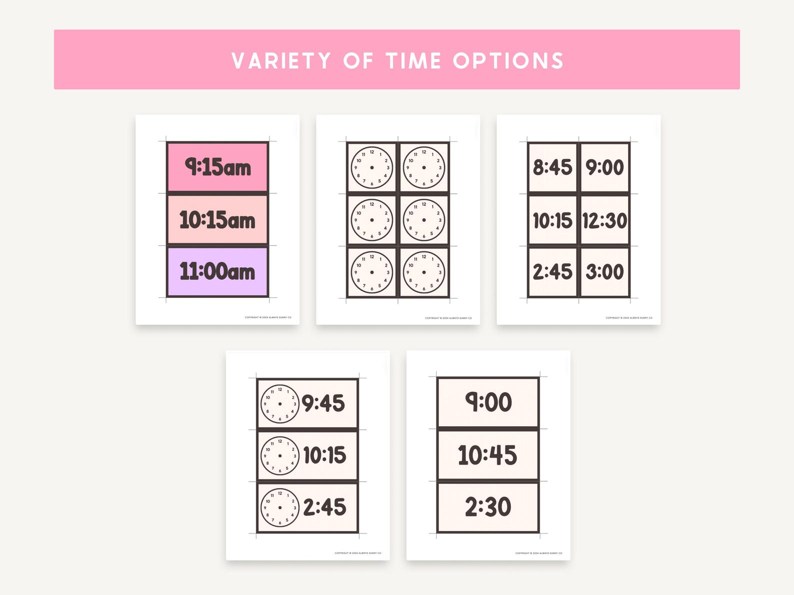 Classroom Visual Schedule, Editable Canva Template, Bright Pastel ...