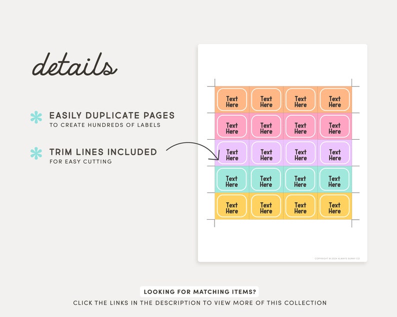 Classroom Labels Editable Templates, Bright Pastels Classroom