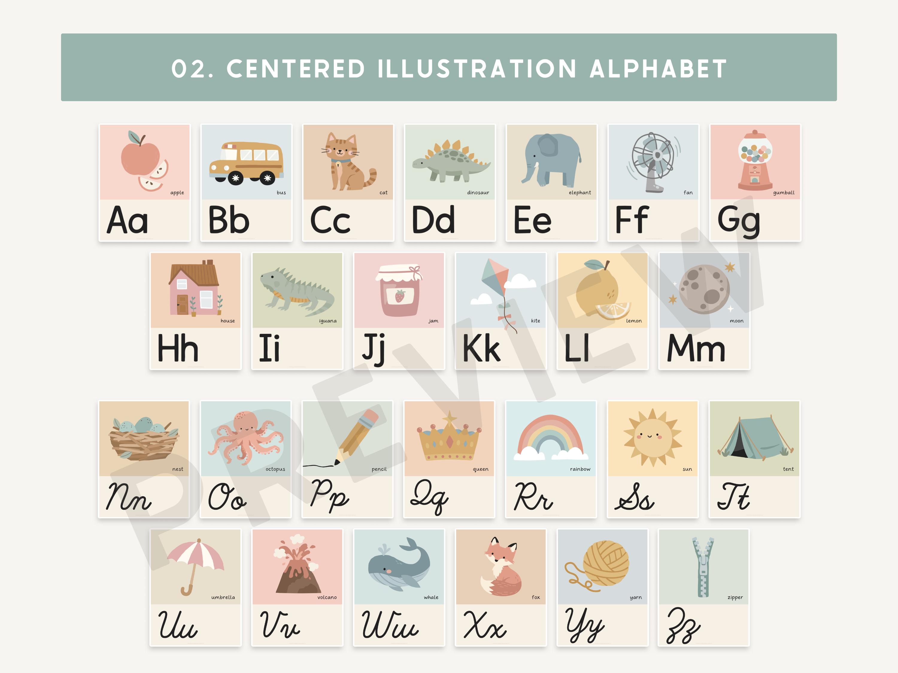 Editable Alphabet Posters | Classroom Alphabet Decor | ASL + Color ...