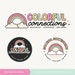 Colorful Teacher Logo Design - Editable Canva Template, Charming and ...
