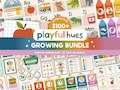 Editable Classroom Decor GROWING Printable Bundle | Elementary Posters & Visuals | Montessori Classroom | Homeschool Learning Printables