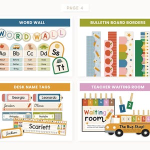Editable Classroom Decor GROWING Printable Bundle | Elementary Posters & Visuals | Montessori Classroom | Homeschool Learning Printables image 6
