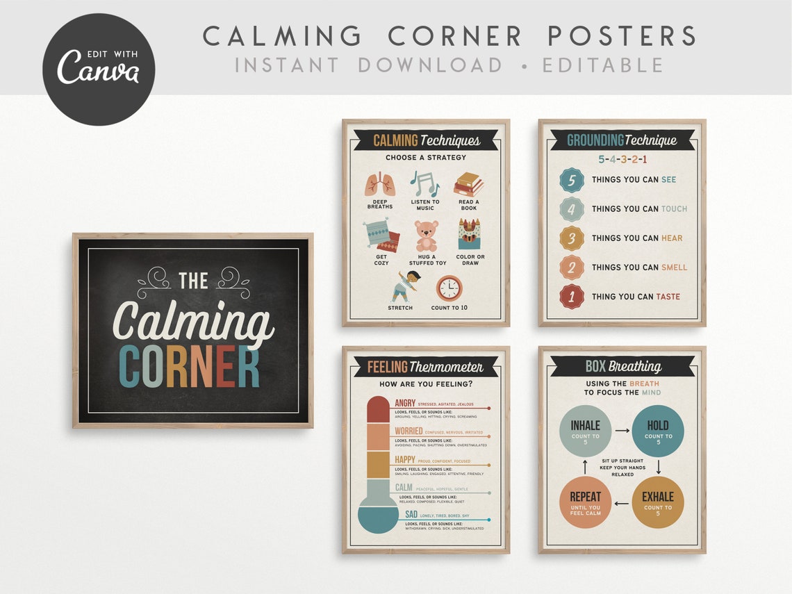 25 Editable Classroom Management Printable Bundle, Boho Growth Mindset ...
