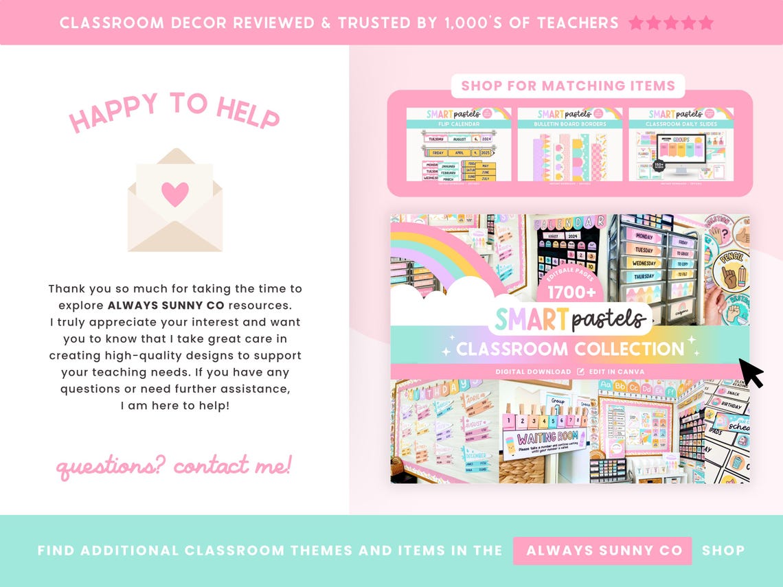 Editable Visual Effort Rubric | Pastel Classroom Management Template ...