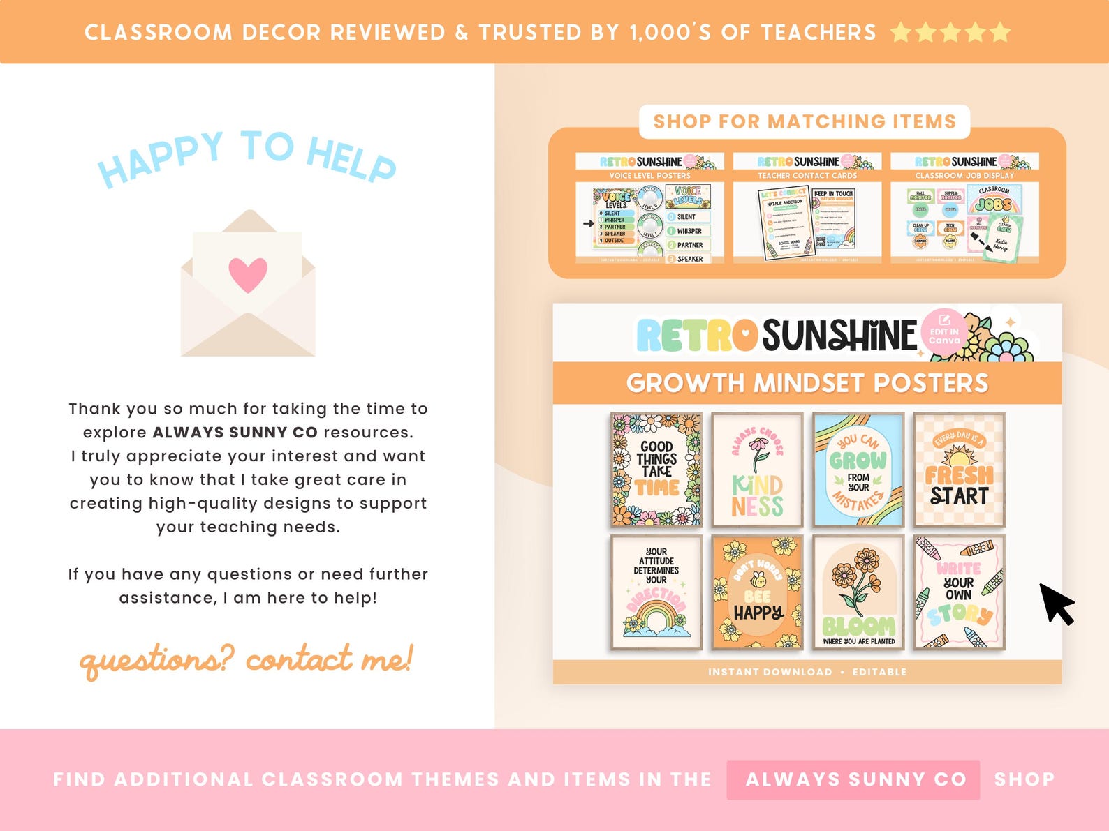 Calming Corner Editable Classroom Printables, Calm Down Skills, Canva ...