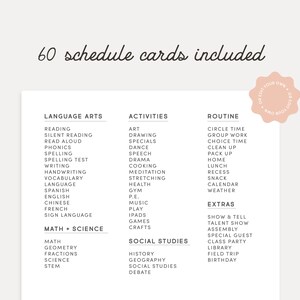 Classroom Visual Schedule, Editable Canva Template, Bright Desert ...