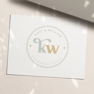 Editable Branding Kit, DIY Canva Modern Boho Logo, Retro Logo Template ...
