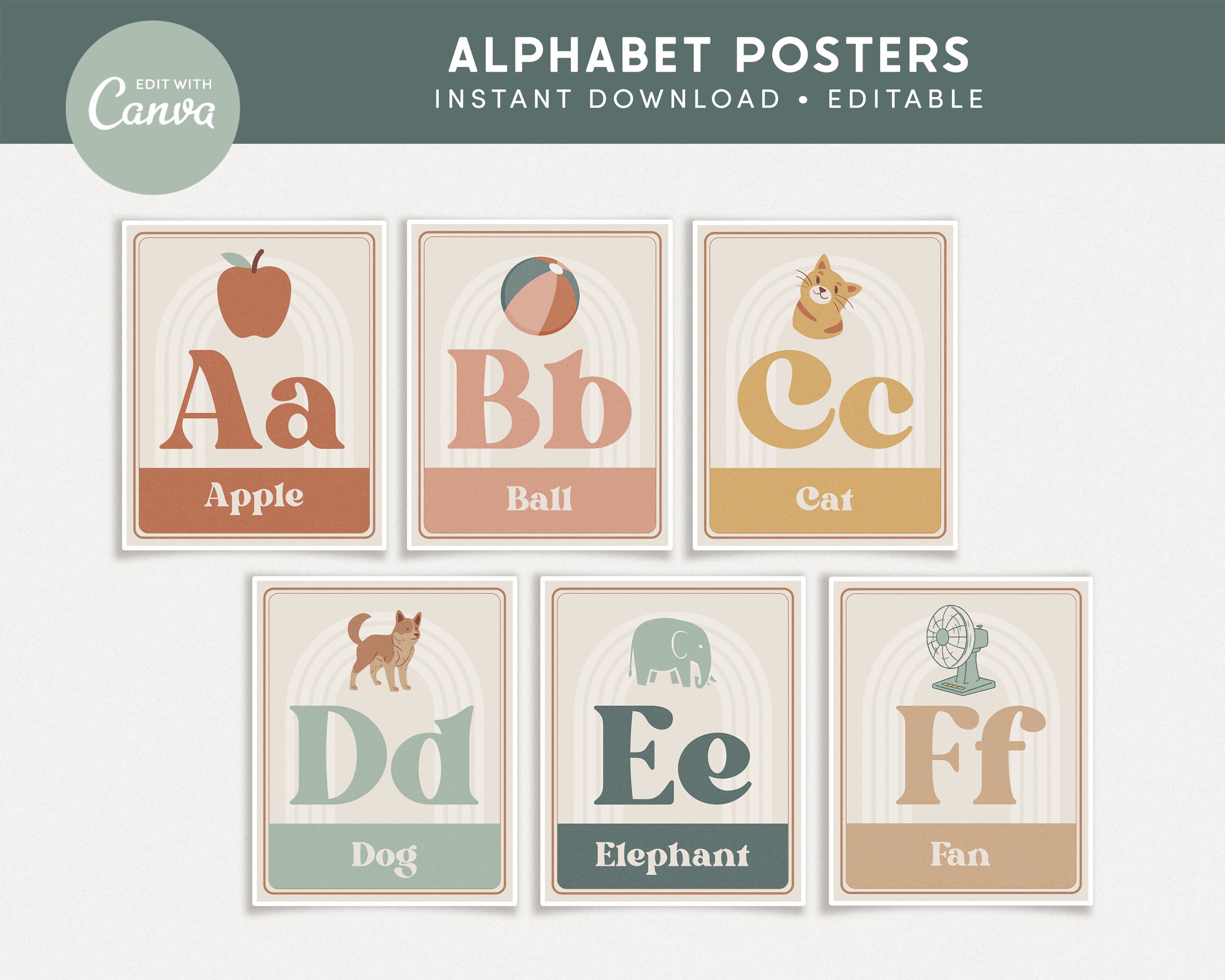 Classroom and School Posters: ELL Alphabet Posters, The Master Teacher