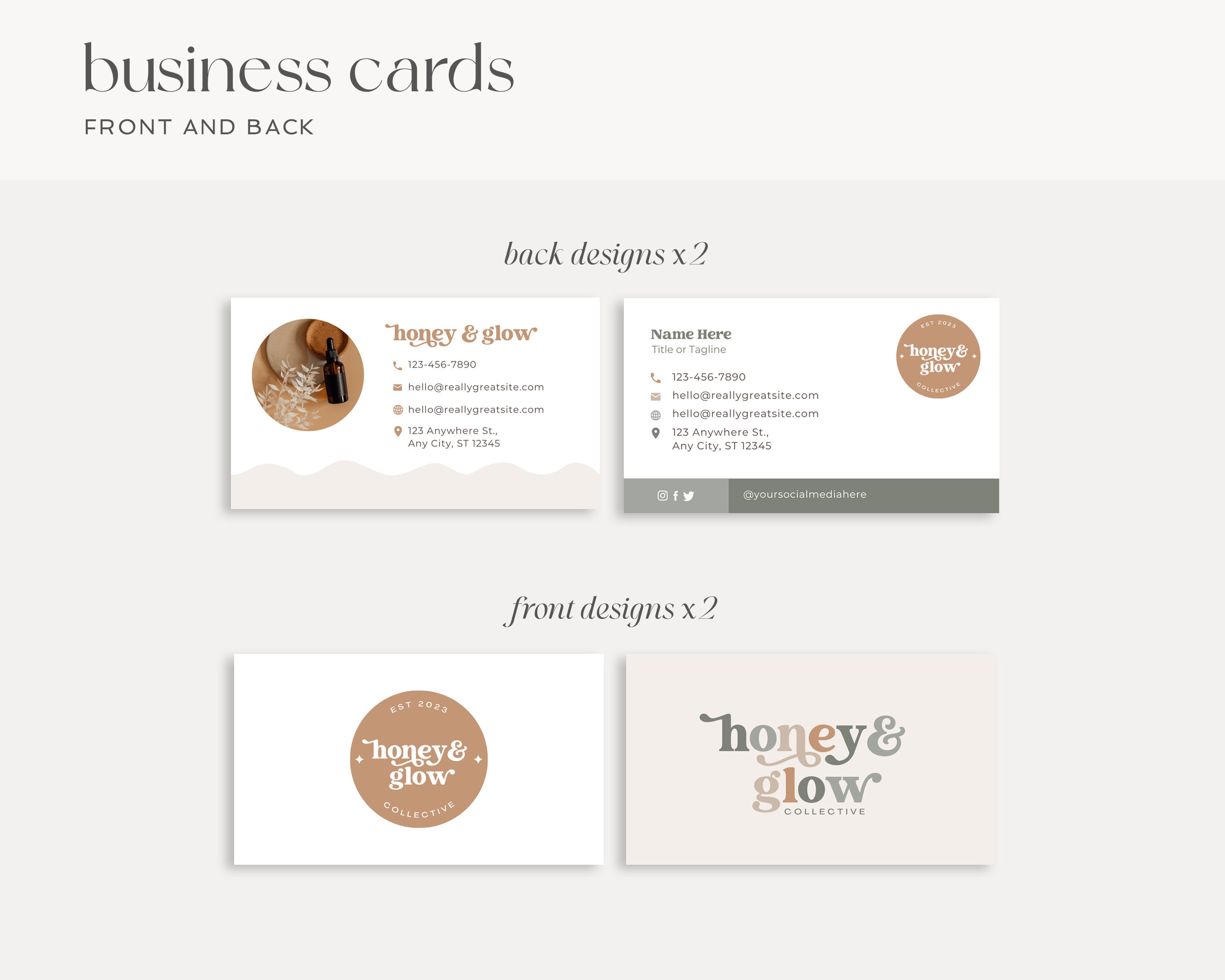 Editable Branding Kit, DIY Canva Modern Boho Logo, Retro Logo Template ...