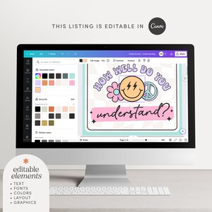 Levels of Understanding Editable Classroom Printable Posters, Pastel ...
