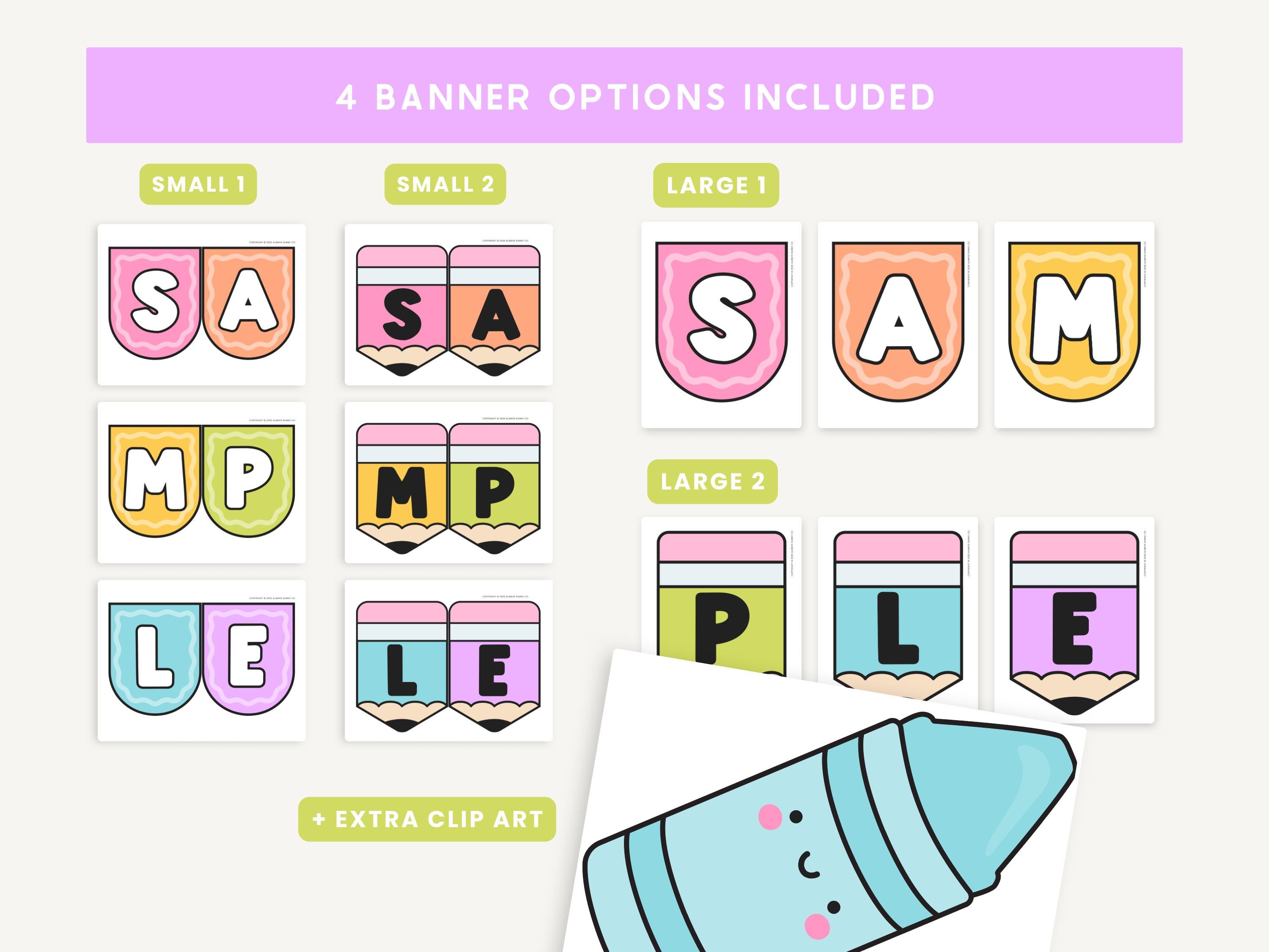 Editable Kinder Brights Bulletin Board Kit | Classroom Decor Bundle ...