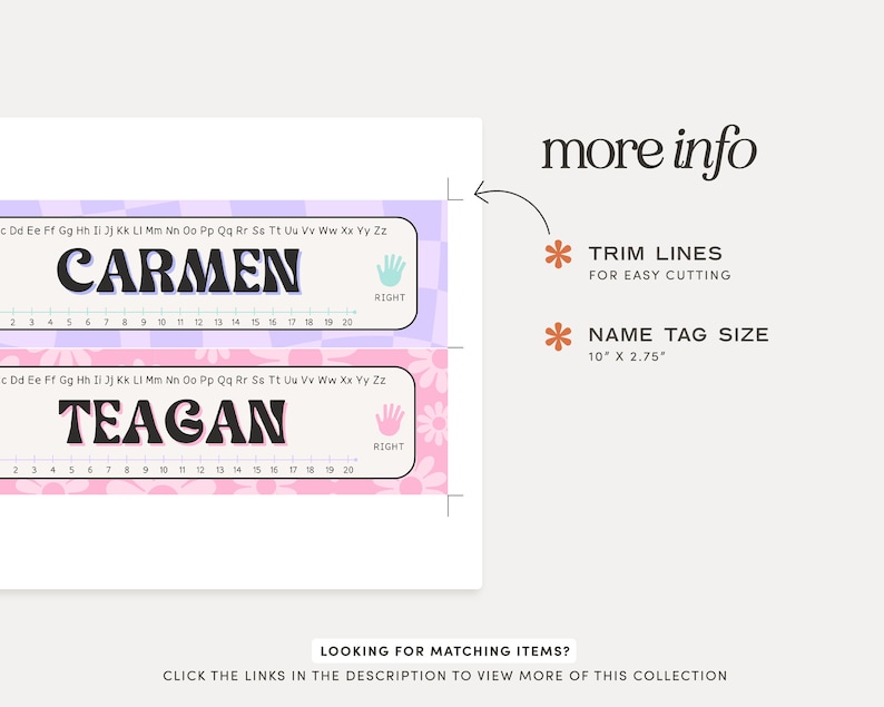 Student Desk Name Labels, Editable Classroom Printables, Student Name ...