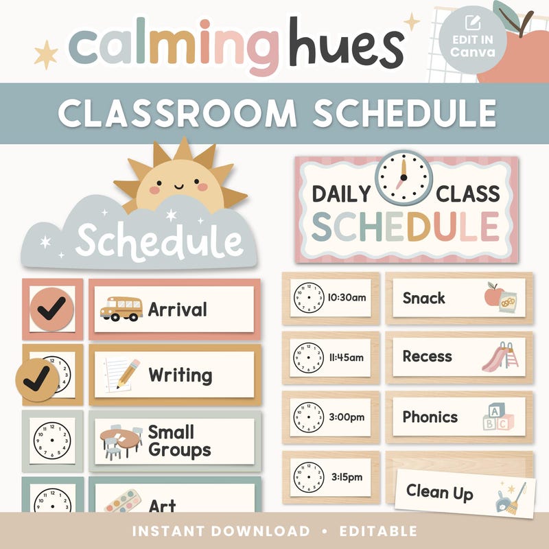 Pastel Class Schedule - Etsy