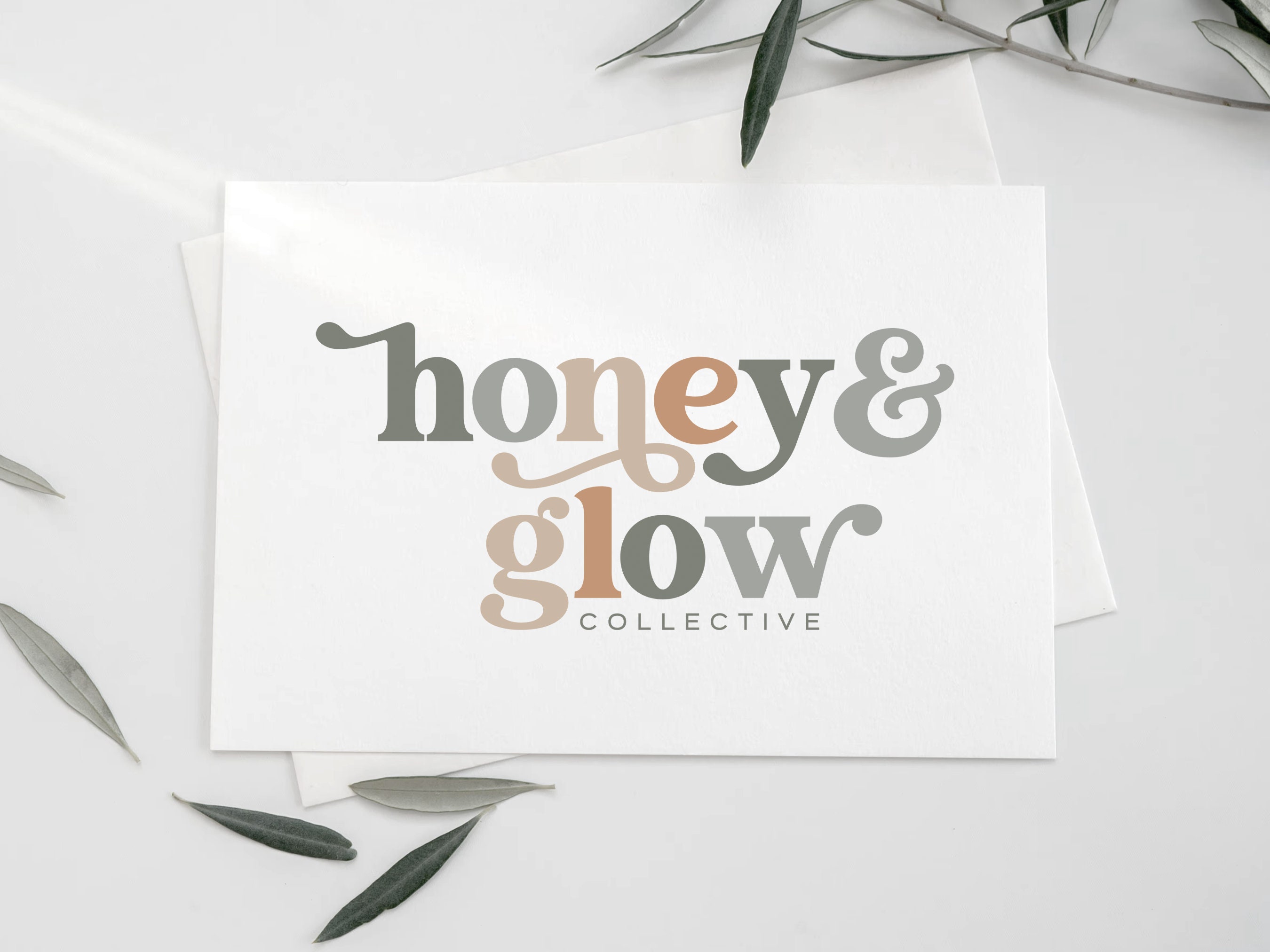 Sample Name Loho Editable Boho Logo Template, DIY Modern Boho Logo, Neutral Branding ...
