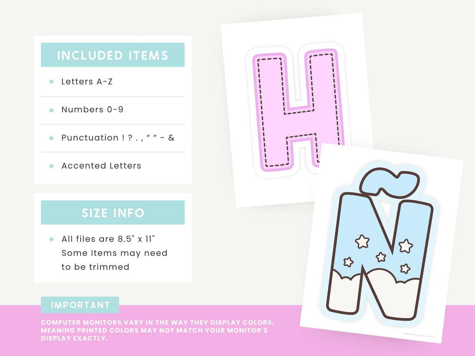 Editable Classroom Bulletin Board Letters | Colorful Pastel Alphabet ...