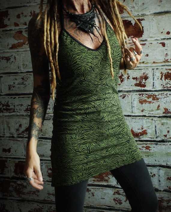 green and black zebra print dress In Your Happy Place Olive Green Leopard Dress, Small - The Mint Julep Boutique