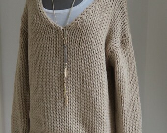 Pulli weich Nicki DARK BLUE orange sweater enger pullover Pulli weich Nicki DARK BLUE orange sweater enger pullover