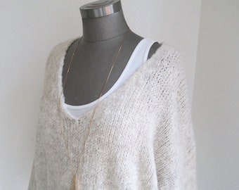 Weisser Pullover Etsy