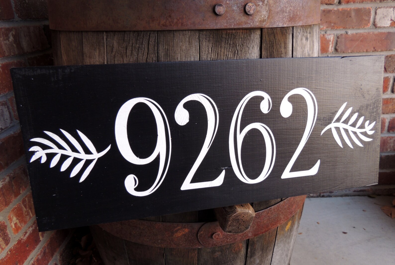Custom Order Hand Painted House Number Address Sign Realtor Etsy