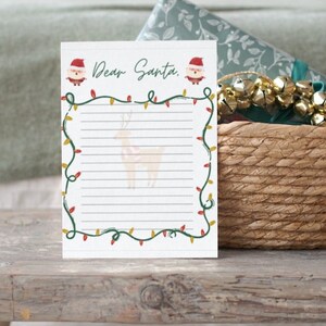 Dear Santa Letter *Digital Template*
