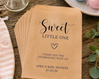 Favor Bags For Baby Shower | Baby Shower Favor Bags | Sweet Little One Bags | Baby Shower Treat Bags