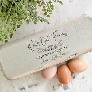 Homestead Farm Logo Egg Carton Stamp Label Farm Fresh Eggs Coop Labels Egg Date Stickers Stamp Backyard Chickens