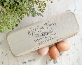 Homestead Farm Logo Egg Carton Stamp Label Farm Fresh Eggs Coop Labels Egg Date Stickers Stamp Backyard Chickens