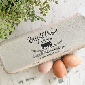 Homestead Farm Logo Egg Carton Stamp Label Farm Fresh Eggs Coop Labels Egg Date Stickers Stamp Backyard Chickens