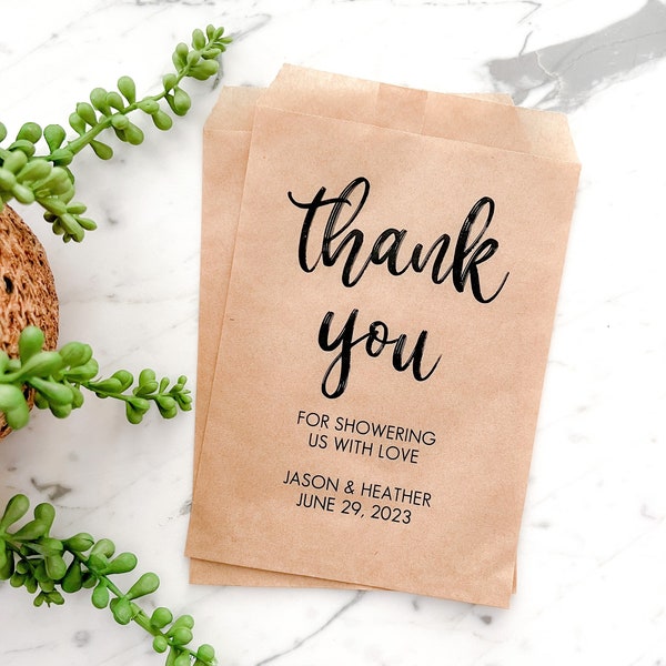 Favor Bags For Baby Shower | Thank You Bags | Baby Shower Favor Treat Bag | Baby Shower Donut Popcorn | Favor Bags | Rustic Decor