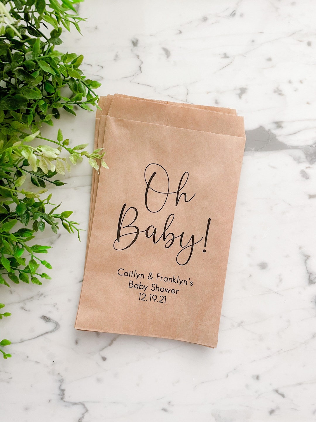 Favor Bags for Baby Shower Baby Shower Favor Treat Bag Baby Shower