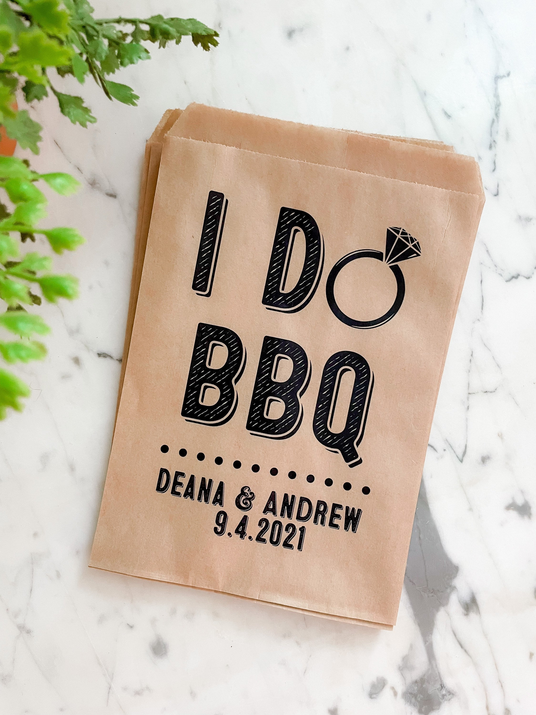 Utensil Holders For Wedding Engagement Barbecue I Do BBQ Barn Wedding Favor Bags Rustic Wedding Decor