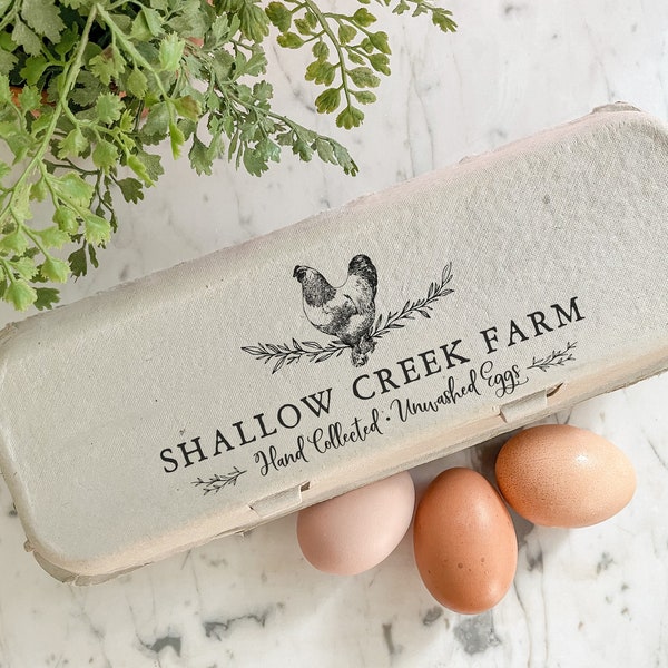 Homestead Farm Logo Egg Carton Stamp Label Farm Fresh Eggs Coop Labels Egg Date Stickers Stamp Backyard Chickens