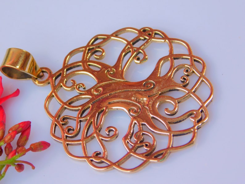Attractive Tree Of Life Boho Jewelry Brass Pendent Festival Jewelry. TribalI Inspired Pendent .Gypsy Pendent Boho Jewelry