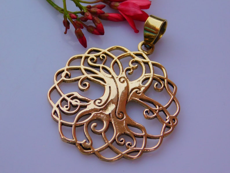 Attractive Tree Of Life Boho Jewelry Brass Pendent Festival Jewelry. TribalI Inspired Pendent .Gypsy Pendent Boho Jewelry