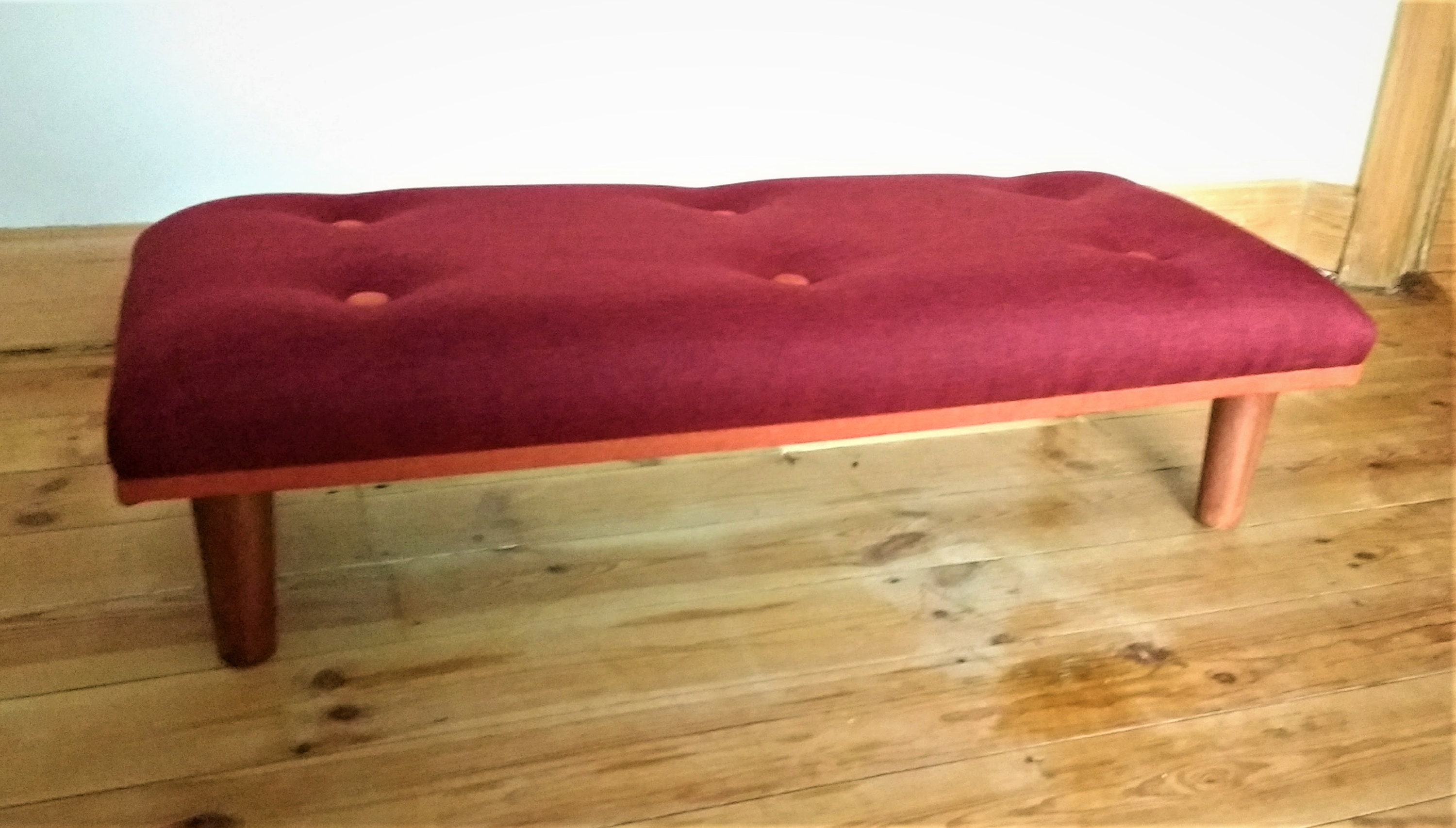 Long Footstool Retro Mid Century Style 150's 60's Etsy UK
