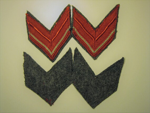 Pair of Arm Ranks for Italian Army Corporal | Etsy
