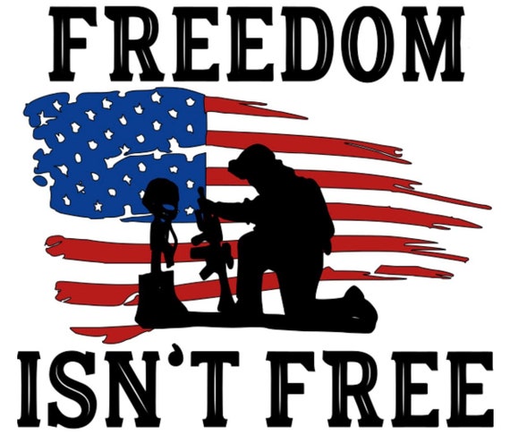 Vinyl Decal Freedom Isnt Free American Flag Freedom - Etsy