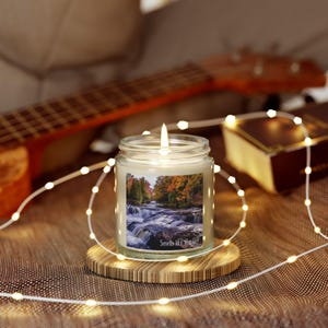 Coconut Apricot Wax, Upper Peninsula Michigan, The UP, Northern MI Waterfall, Gift for Outdoorsy Folk, Michigan Lovers